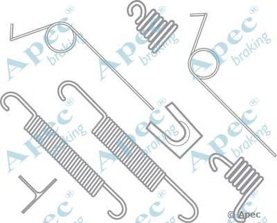 APEC BRAKING kit601 -  Комплектующие, тормозная колодка